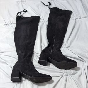 Chic Black Over the Knee Boots